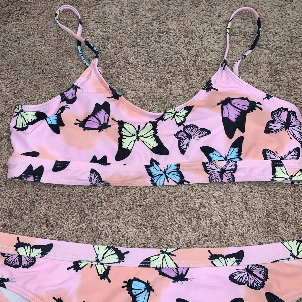 Pink Butterfly Bikini - Picture 2 of 6